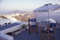 View Toward Caldera, Imerovigli, Santorini, Greece Fine Art Print