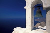 Panagia Kalamiotissa Monastery Bell Tower, Cyclades Islands, Greece Fine Art Print