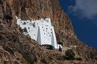 Greece, Hozoviotissa Greek Orthodox Monastery Fine Art Print