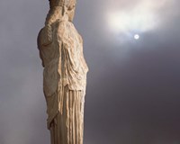 Sculptures of the Caryatid Maidens Support the Pediment of the Erecthion Temple, Adjacent to the Parthenon, Athens, Greece by Jaynes Gallery - various sizes