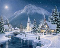 Christmas Village Framed Print