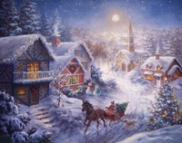 In A One Horse Open Sleigh by Nicky Boehme - various sizes