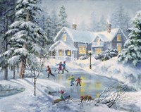 A Fine Winter's Eve Fine Art Print