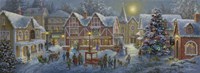 Christmas Village Panoramic Fine Art Print