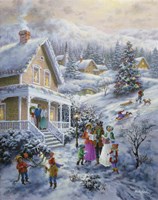 Carolers Fine Art Print