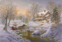 Over The Bridge To Grandmas House by Nicky Boehme - various sizes