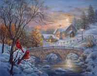 Winter Sunset Fine Art Print