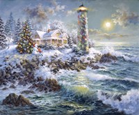 Lighthouse Merriment Fine Art Print