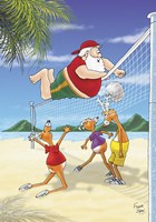 Volleyball Front Fine Art Print