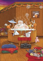 Spa Santa Front by Frank Spear - various sizes