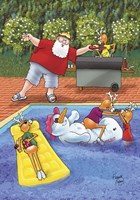 Floaty Snowman by Frank Spear - various sizes - $13.49