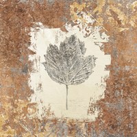 Gilded Leaf V Fine Art Print