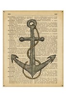 Nautical Series - Anchor Framed Print