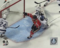 Duncan Keith Goal Game 6 of the 2015 Stanley Cup Finals Fine Art Print