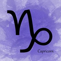 Capricorn - Purple Fine Art Print