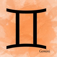 Gemini - Orange Fine Art Print