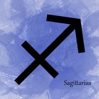 Sagittarius - Blue Fine Art Print