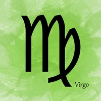 Virgo - Green Fine Art Print