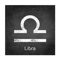 Libra - Black Fine Art Print