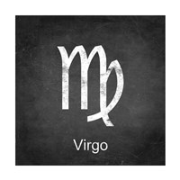 Virgo - Black Fine Art Print