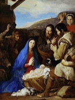 The Adoration of the Shepherds Fine Art Print