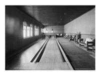 Bowling alleys, Paul Smith's Casino Fine Art Print