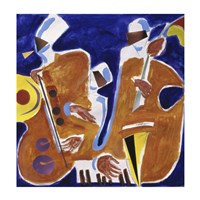 Jazz Collage I Fine Art Print