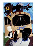 Fire Bombed Fine Art Print