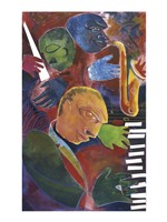 Jazz Messenger III Fine Art Print