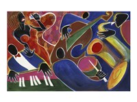 Jazz Singer Fine Art Print