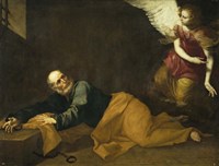 Saint Peter Freed by an Angel, 1639 Fine Art Print