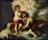 The Holy Children with a Shell Fine Art Print