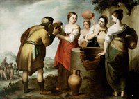 Rebekah and Eliezer Fine Art Print