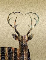 Deer Gold Fine Art Print