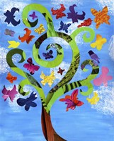 Butterfly Tree Fine Art Print