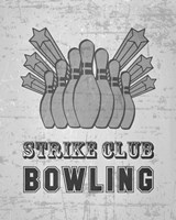 Strike Club Bowling - Gray by Sports Mania - various sizes - $25.49