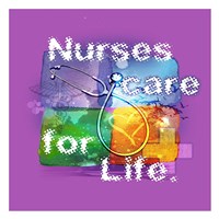 Nurses Care by Jim Baldwin - 26" x 26"