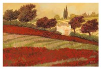 Papaveri Toscana I Fine Art Print