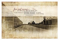 Work Hard by Jennifer Pugh - 38" x 26"