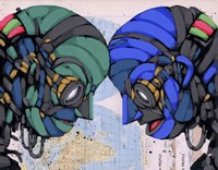 Putting Our Heads Together Fine Art Print