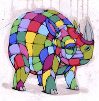 Born Colorful Fine Art Print