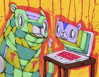 Online Relationship Fine Art Print