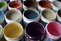 Color Cups & Tape 3 Fine Art Print