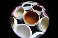 Color Cups & Tape 11 Fine Art Print