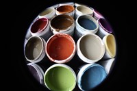 Color Cups & Tape 16 Fine Art Print