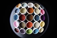 Color Cups & Tape 18 Fine Art Print