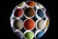 Color Cups & Tape 51 Fine Art Print