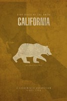 California Poster Fine Art Print