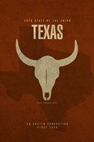 Texas Poster Fine Art Print
