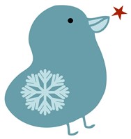 Snowflake Bird Fine Art Print
